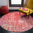 thumbnail image 1 of Safavieh Adirondack Boniface Distressed Area Rug, Red/Gold, 6' x 6' Round, 1 of 10