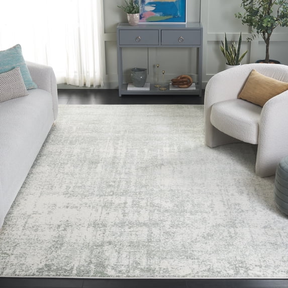 Safavieh Adirondack Boniface Distressed Area Rug, Sage/Ivory, 8' x 10'