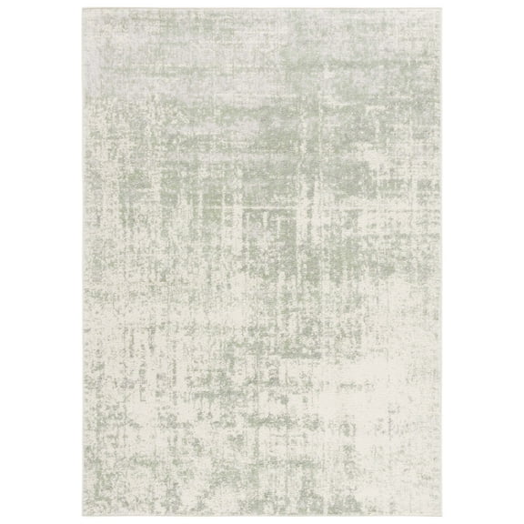 SAFAVIEH Adirondack Boniface Overdyed Area Rug, Sage/Ivory, 9' x 12'