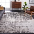 thumbnail image 1 of Safavieh Adirondack Boniface Distressed Area Rug, Silver/Black, 8' x 8' Square, 1 of 17