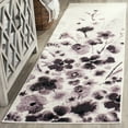 thumbnail image 1 of SAFAVIEH Adirondack Brannon Floral Runner Rug, Ivory/Purple, 2'6" x 10', 1 of 6