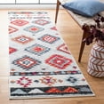 thumbnail image 1 of SAFAVIEH Adirondack Caiden Southwest Runner Rug, Grey/Red, 2'6" x 8', 1 of 3