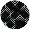thumbnail image 1 of SAFAVIEH Adirondack Caitriona Geometric Squares Area Rug, Black/Ivory, 4' x 4' Round, 1 of 10
