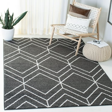SAFAVIEH Adirondack Caitriona Geometric Area Rug, Brown/Ivory, 5'1" x 7'6"