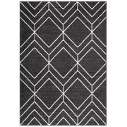 SAFAVIEH Adirondack Caitriona Geometric Squares Area Rug, Brown/Ivory, 5'1" x 7'6"