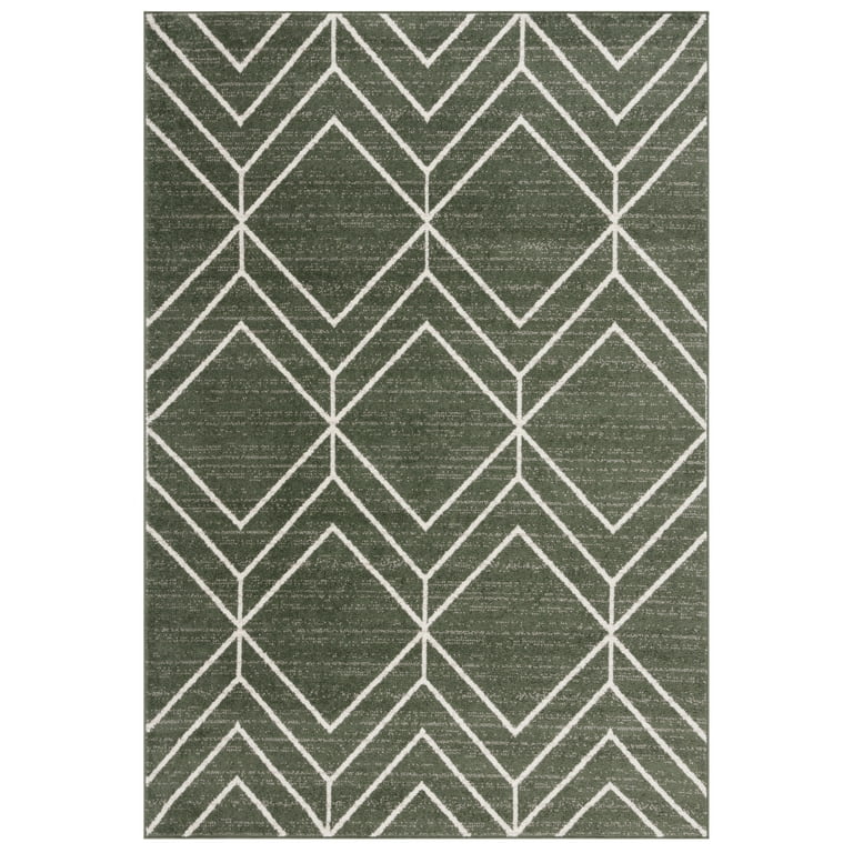 SAFAVIEH Adirondack Caitriona Geometric Squares Area Rug, Dark