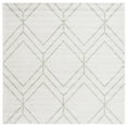 thumbnail image 1 of SAFAVIEH Adirondack Caitriona Geometric Squares Area Rug, Ivory/Sage, 4' x 4' Square, 1 of 14