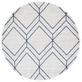 thumbnail image 1 of SAFAVIEH Adirondack Caitriona Geometric Squares Area Rug, Light Grey/Navy, 4' x 4' Round, 1 of 11