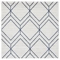 thumbnail image 1 of SAFAVIEH Adirondack Caitriona Geometric Squares Area Rug, Light Grey/Navy, 4' x 4' Square, 1 of 14