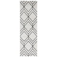 thumbnail image 1 of SAFAVIEH Adirondack Caitriona Geometric Squares Runner Rug, Light Grey/Black, 2'6" x 10', 1 of 11