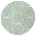 thumbnail image 1 of SAFAVIEH Adirondack Caitriona Geometric Squares Area Rug, Sage/Ivory, 10' x 10' Round, 1 of 11