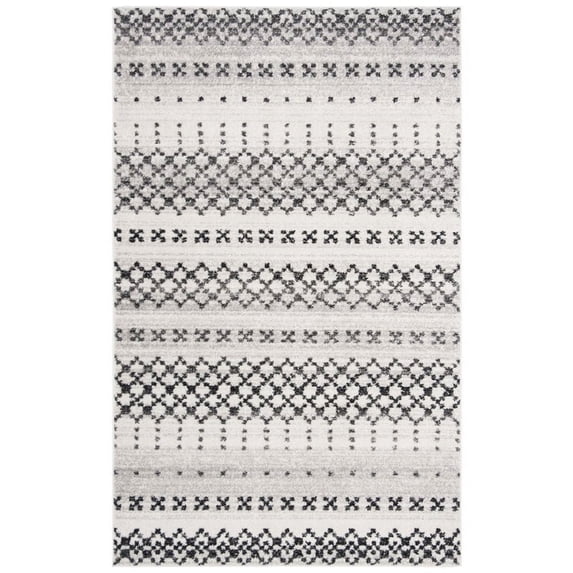 SAFAVIEH Adirondack Christabella Geometric Area Rug, Grey/Ivory, 4' x 6'