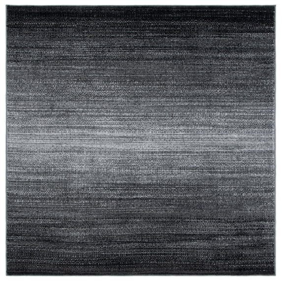 SAFAVIEH Adirondack Cleves Abstract Area Rug, Dark Grey/Light Grey, 6' x 6' Square