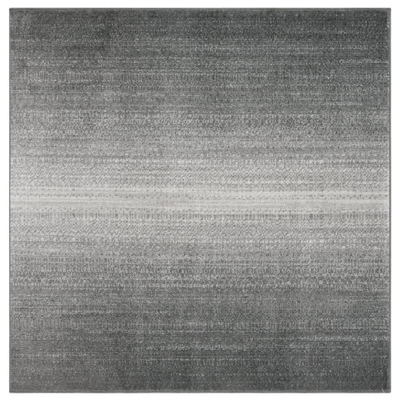 SAFAVIEH Adirondack Cleves Abstract Area Rug, Dark Grey/Light Grey, 6' x 6' Square