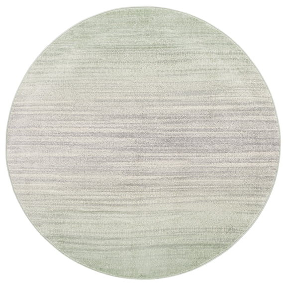 SAFAVIEH Adirondack Cleves Abstract Area Rug, Sage/Grey, 6' x 6' Round