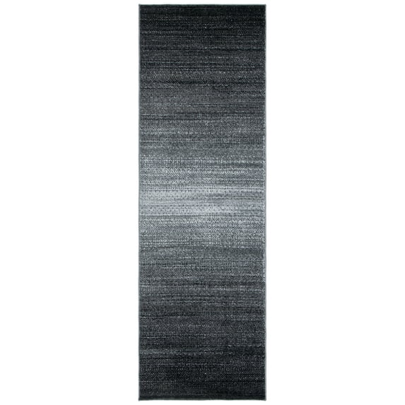 SAFAVIEH Adirondack Cleves Abstract Runner Rug, Dark Grey/Light Grey, 2'6" x 8'