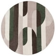 thumbnail image 1 of SAFAVIEH Adirondack Donovan Geometric Area Rug, Beige/Green, 6'7" x 6'7" Round, 1 of 7