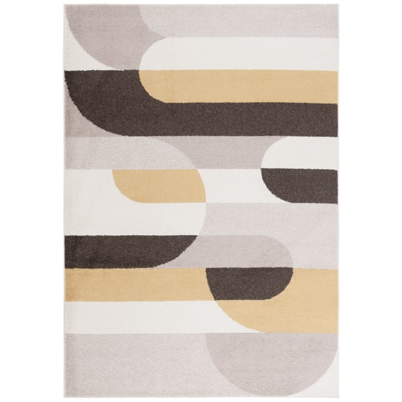 SAFAVIEH Adirondack Donovan Geometric Area Rug, Beige/Yellow, 4' x 6'