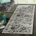thumbnail image 1 of SAFAVIEH Adirondack Elisa Geometric Faded Runner Rug, Grey/Black, 2'6" x 8', 1 of 4