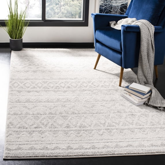 SAFAVIEH Adirondack Emil Abstract Area Rug, Ivory/Grey, 3' x 5'