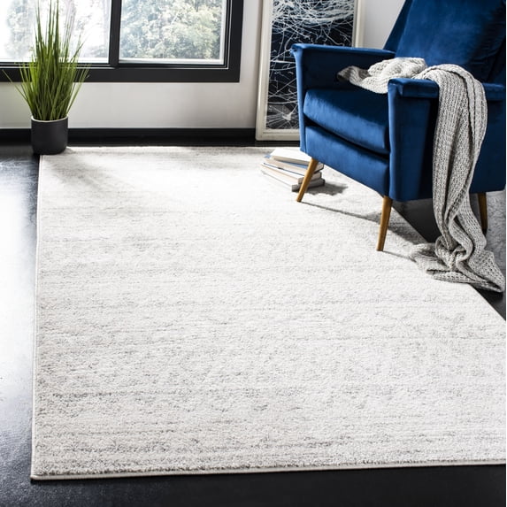 SAFAVIEH Adirondack Emil Abstract Area Rug, Ivory/Silver, 3' x 5'