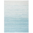 thumbnail image 1 of SAFAVIEH Adirondack Esmond Striped Area Rug, Aqua/Ivory, 9' x 12' - Large - Modern Design, Aqua & Ivory, Ideal for Living Room, Bedroom, Dining Space, 1 of 16