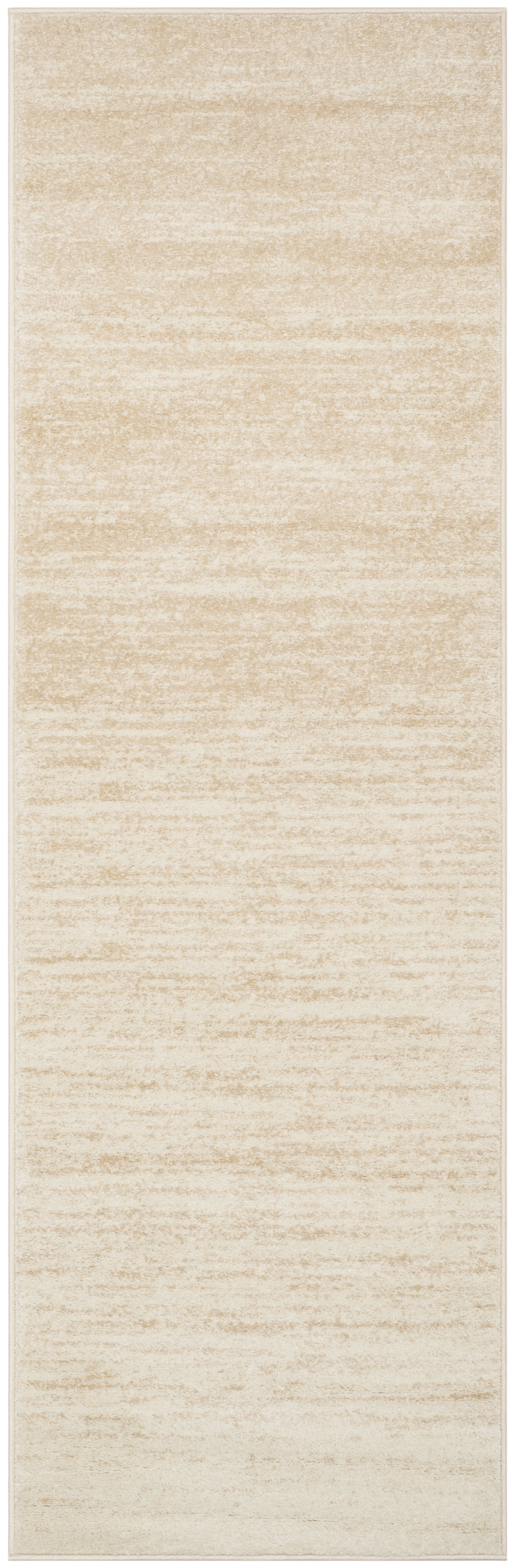 SAFAVIEH Adirondack Esmond Striped Runner Rug, Champagne/Cream, 2'6" x 14' - Modern Design, Champagne & Cream, Ideal for Living Room, Bedroom, Dining Space, Entryway, Hallway, Kitchen