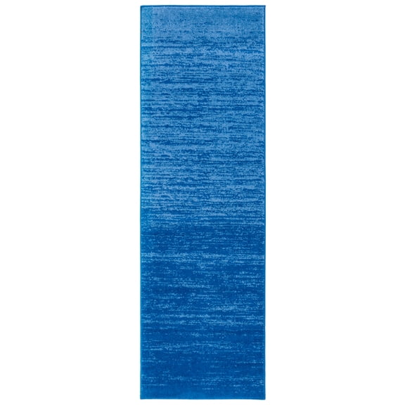 SAFAVIEH Adirondack Esmond Striped Runner Rug, Light Blue/Dark Blue, 2'6" x 20' - Modern Design, Light Blue & Dark Blue, Ideal for Living Room, Bedroom, Dining Space, Entryway, Hallway, Kitchen
