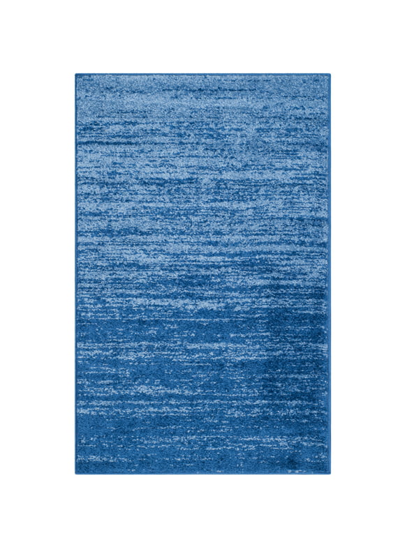 SAFAVIEH Adirondack Esmond Abstract Area Rug, Light Blue/Dark Blue, 2'6" x 4'