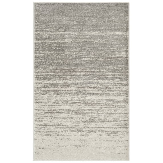 SAFAVIEH Adirondack Esmond Striped Area Rug, Light Grey/Grey, 3' x 5'