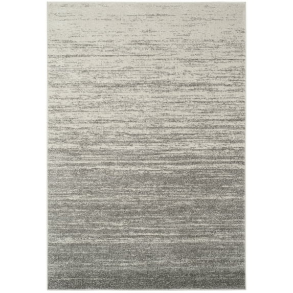 SAFAVIEH Adirondack Esmond Striped Area Rug, Light Grey/Grey, 5'1" x 7'6"