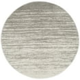 thumbnail image 1 of SAFAVIEH Adirondack Esmond Striped Area Rug, Light Grey/Grey, 8' x 8' Round - Modern Design, Light Grey & Grey, Ideal for Living Room, Bedroom, Dining Space, 1 of 9