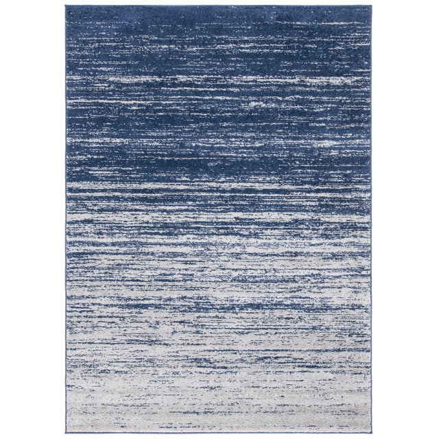 SAFAVIEH Adirondack Esmond Abstract Area Rug, Navy/Grey, 4'5