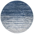 thumbnail image 1 of SAFAVIEH Adirondack Esmond Striped Area Rug, Navy/Grey, 6'7" x 6'7" Round - Modern Design, Navy & Grey, Ideal for Living Room, Bedroom, Dining Space, 1 of 6
