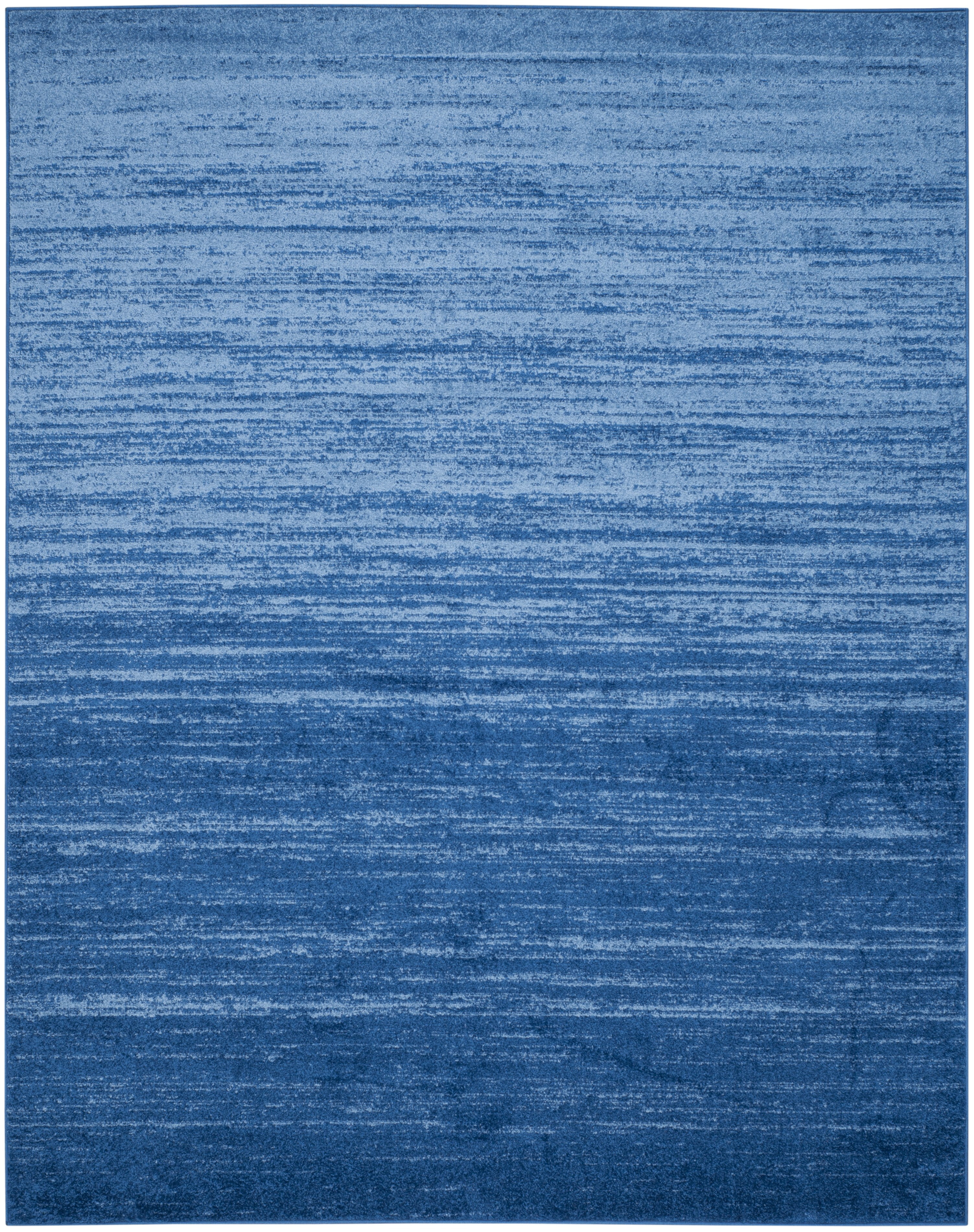 SAFAVIEH Adirondack Esmond Striped Area Rug, Navy/Grey, 9' x 12' - Large - Modern Design, Navy & Grey, Ideal for Living Room, Bedroom, Dining Space