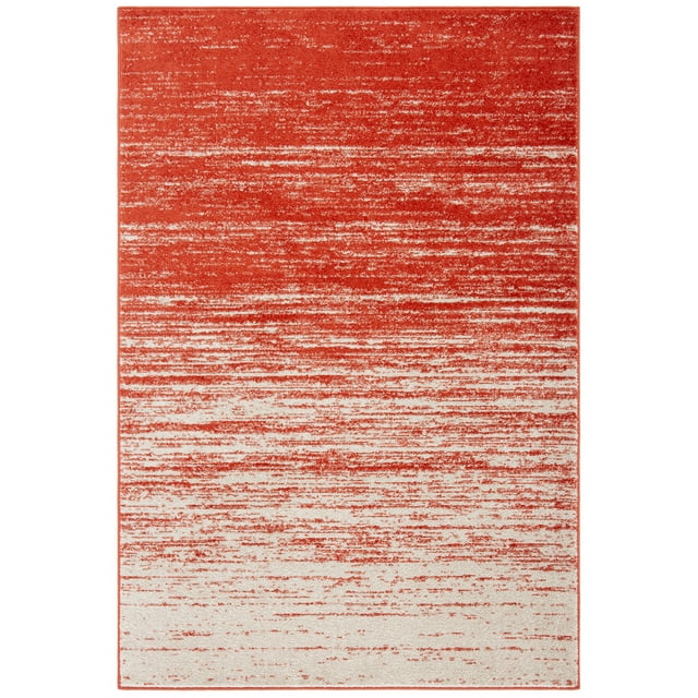 SAFAVIEH Adirondack Esmond Abstract Area Rug, Orange/Grey, 4'5" x 6'5"