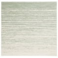 thumbnail image 1 of SAFAVIEH Adirondack Esmond Striped Area Rug, Sage/Ivory, 6' x 6' Square - Modern Design, Sage & Ivory, Ideal for Living Room, Bedroom, Dining Space, 1 of 14