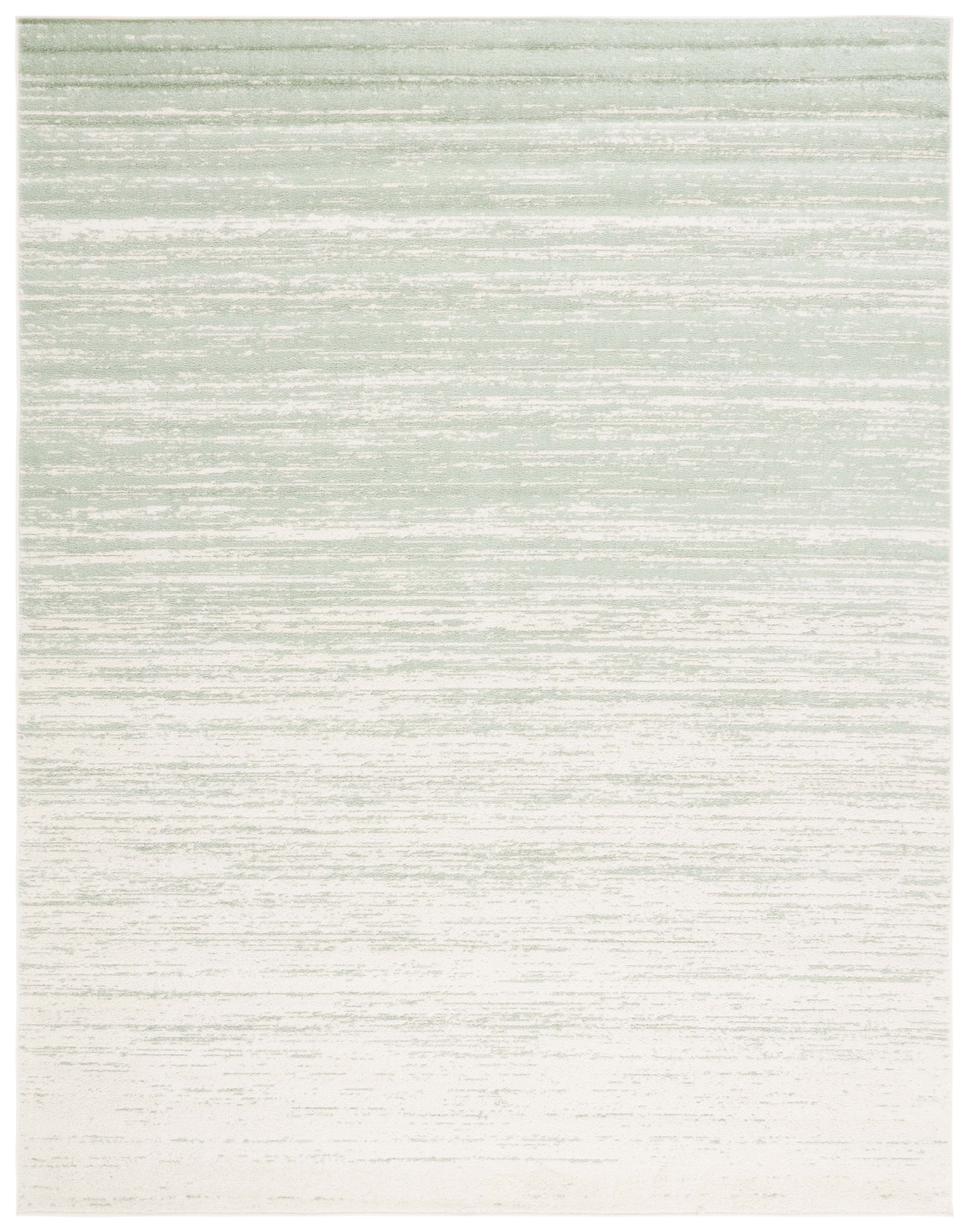 SAFAVIEH Adirondack Esmond Striped Area Rug, Sage/Ivory, 8' x 10 ...