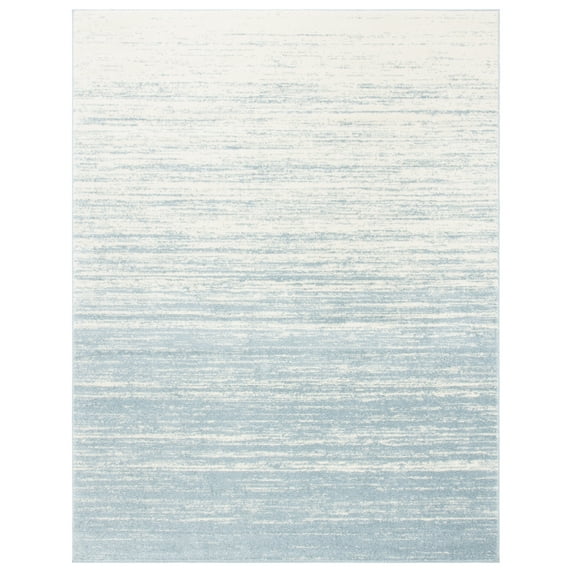 SAFAVIEH Adirondack Esmond Striped Area Rug, Slate/Cream, 11' x 15' - X-Large - Modern Design, Slate & Cream, Ideal for Living Room, Bedroom, Dining Space