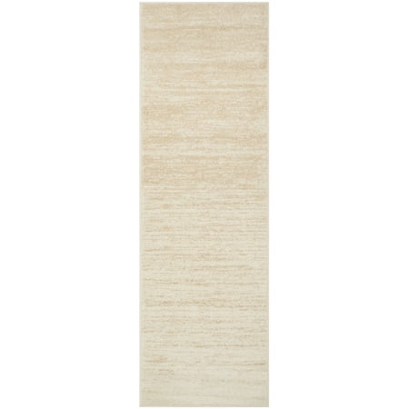 SAFAVIEH Adirondack Esmond Striped Runner Rug, Champagne/Cream, 2'1" x 6' - Modern Design, Champagne & Cream, Ideal for Living Room, Bedroom, Dining Space, Entryway, Hallway, Kitchen