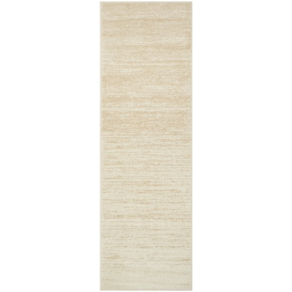 SAFAVIEH Runner Rug 2'6"x6' - Adirondack Collection - Modern Design, Champagne & Cream, Ideal for Living Room, Bedroom, Dining Space, Entryway, Hallway, Kitchen (ADR113W)