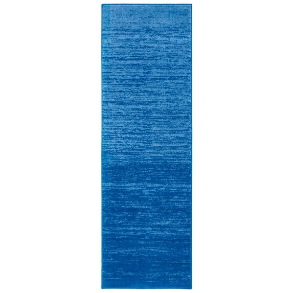 SAFAVIEH Adirondack Esmond Striped Runner Rug, Light Blue/Dark Blue, 2'6" x 12' - Modern Design, Light Blue & Dark Blue, Ideal for Living Room, Bedroom, Dining Space, Entryway, Hallway, Kitchen