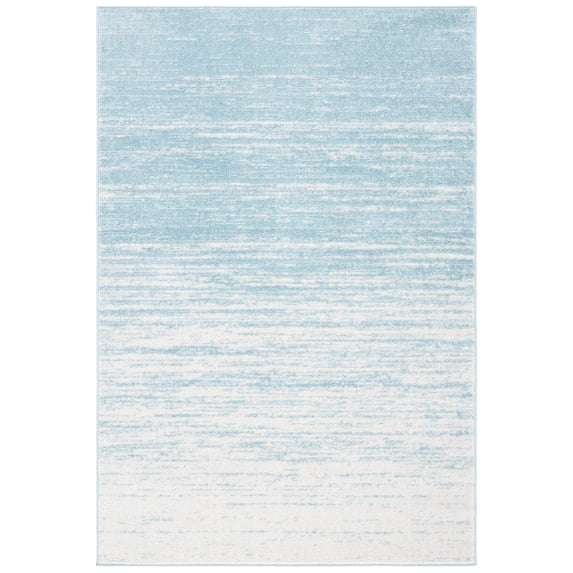 SAFAVIEH Adirondack Esmond Striped Area Rug, Aqua/Ivory, 3' x 5' - Modern Design, Aqua & Ivory, Ideal for Living Room, Bedroom, Dining Space, Entryway, Bathroom, Bedside