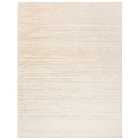 SAFAVIEH Adirondack Esmond Striped Area Rug, Champagne/Cream, 12' x 15' - X-Large - Modern Design, Champagne & Cream, Ideal for Living Room, Bedroom, Dining Space