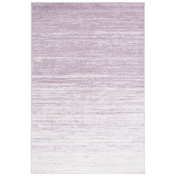 SAFAVIEH Adirondack Esmond Striped Area Rug, Cream/Purple, 5'1" x 7'6" - Modern Design, Cream & Purple, Ideal for Living Room, Bedroom, Dining Space