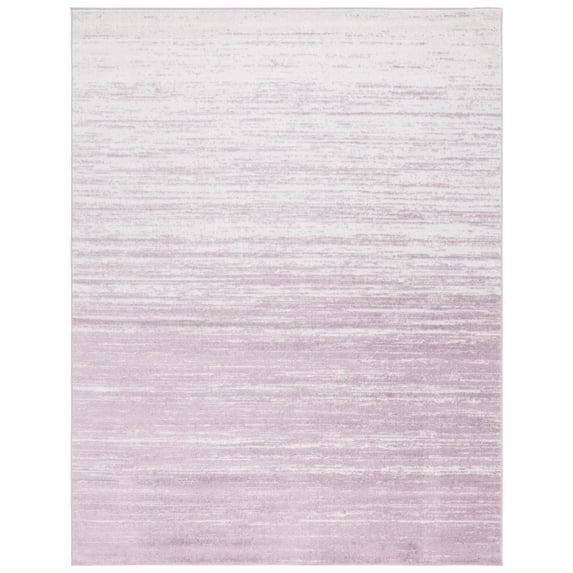 SAFAVIEH Adirondack Esmond Striped Area Rug, Cream/Purple, 9' x 12' - Large - Modern Design, Cream & Purple, Ideal for Living Room, Bedroom, Dining Space