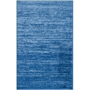 SAFAVIEH Adirondack Esmond Striped Area Rug, Light Blue/Dark Blue, 2'6" x 4' - Modern Design, Light Blue & Dark Blue, Ideal for Living Room, Bedroom, Dining Space, Entryway, Bathroom, Bedside