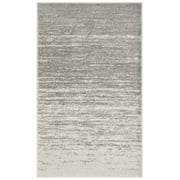 SAFAVIEH Adirondack Esmond Striped Area Rug, Light Grey/Grey, 2' x 3' - Modern Design, Light Grey & Grey, Ideal for Living Room, Bedroom, Dining Space, Entryway, Bathroom, Bedside