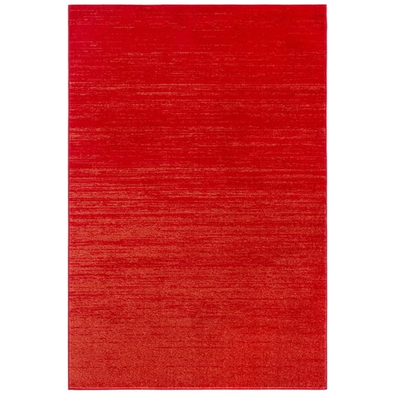 SAFAVIEH Adirondack Esmond Striped Area Rug, Red/Grey, 6' x 9' - Modern Design, Red & Grey, Ideal for Living Room, Bedroom, Dining Space