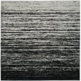 thumbnail image 1 of SAFAVIEH Adirondack Esmond Striped Area Rug, Silver/Black, 10' x 10' Square - Large - Modern Design, Silver & Black, Ideal for Living Room, Bedroom, Dining Space, 1 of 12
